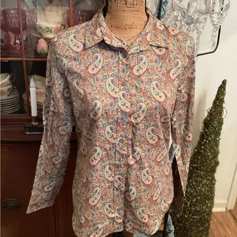 J. Crew Top Liberty - Picture 3 of 5